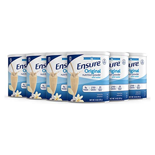 Ensure Powder Complete Powder Balanced Nutrition Vanilla 14 Ounces (Pack of 6)